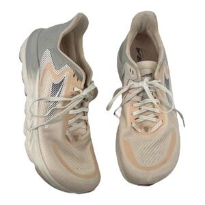 Altra Cream Athletic Athleisure Wide Toe Bed Lace Up Running Sneakers Men's 9.5